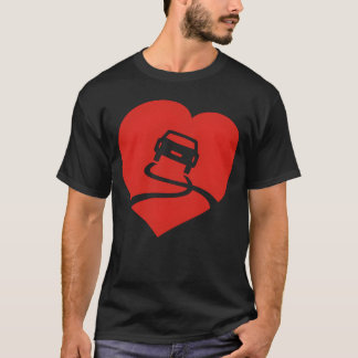 Camiseta Amor escorregadio engraçado
