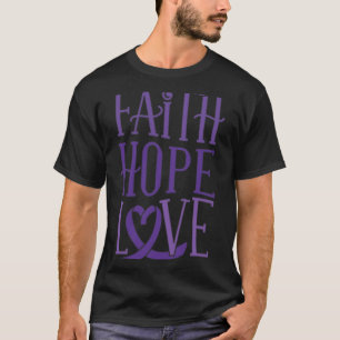 Camiseta Amor Esperança - Consciência Fibromialgia Suporte