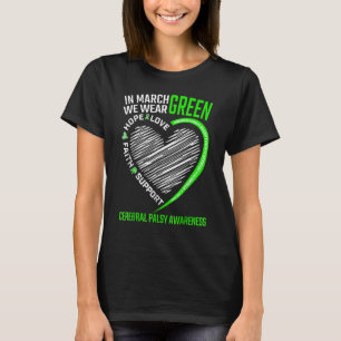 Camiseta Amor Esperança Consciência Vestimos Cerebral Verde