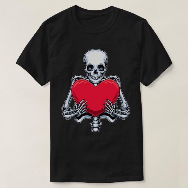 Camiseta Amor Esquelético (Frente do Design)