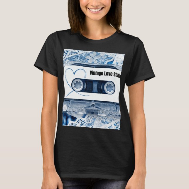 Camiseta Amor Estático Vintage (Frente)