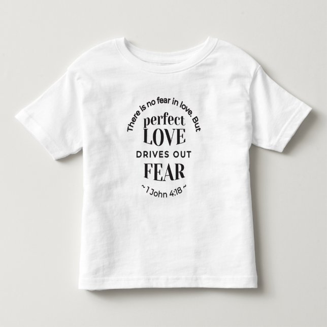 Camiseta Amor Eterno - 1 Arte de Citação das Escrituras Joh (Frente)