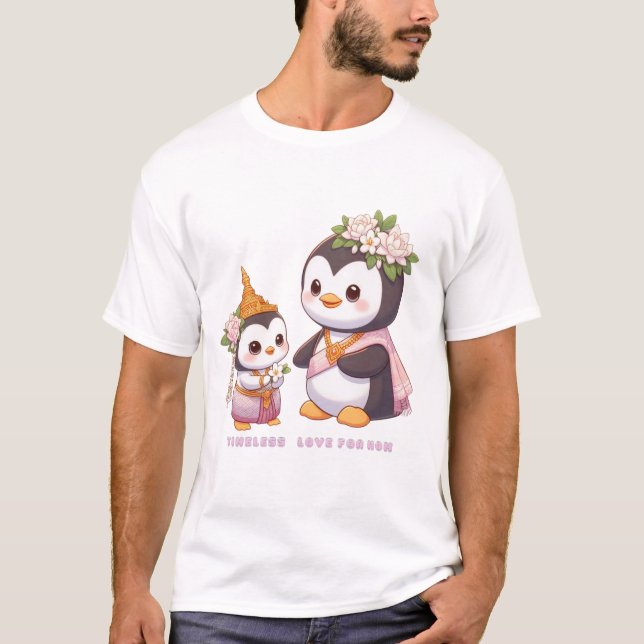 Camiseta Amor eterno para Camiseta-Mãe (Frente)