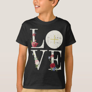 Camiseta Amor Eucarista Primeira Santa Comunhão Cath Cristã