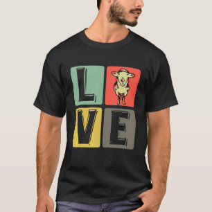 Camiseta Amor Fazenda Ovino Preto E Criação De Animais Bran