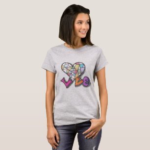Camiseta Amor feito pelo coração