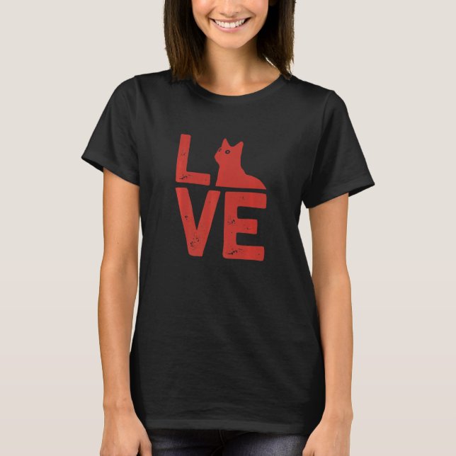 Camiseta Amor Felino (Frente)