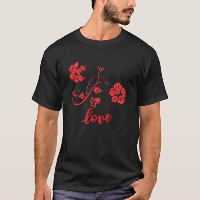 Camiseta Amor Flor (Frente)