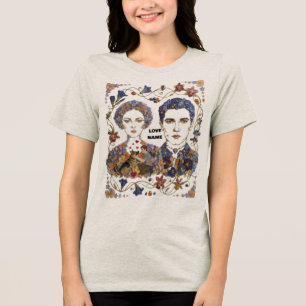 Camiseta Amor Floral & Design de Casal da Natureza Boho W