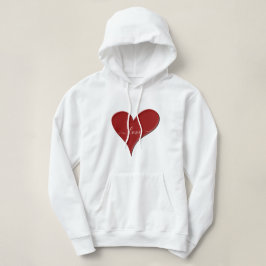 Camiseta AMOR | Fonte do Script Red Heart