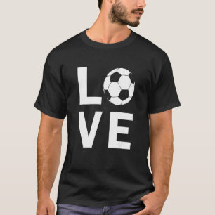 Camiseta Amor Futebol Para Presentes De Adolescentes Menina