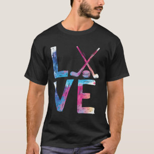 Camiseta Amor Garotas de Hóquei no Gelo Dão Presentes Mulhe