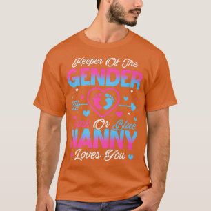 Camiseta Amor Gênero Revela Chá Rosa Ou Azul Ama Nanny