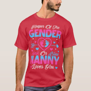 Camiseta Amor Gênero Revela Chá Rosa Ou Azul Ama Nanny
