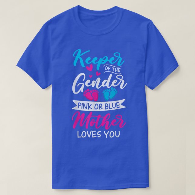 Camiseta Amor Gênero Revela Chá Rosa Ou Azul Mãe Amor (Frente do Design)