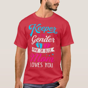 Camiseta Amor Gênero Revela Chá Rosa Ou Azul Mamãe Ama Y
