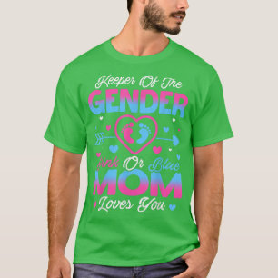 Camiseta Amor Gênero Revela Chá Rosa Ou Azul Mamãe Ama Y