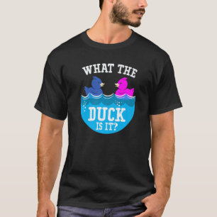 Camiseta Amor Gênero Revelação Festa Que Pato É Recém-Nasci