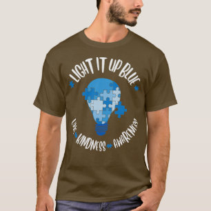 Camiseta Amor gentileza consciência do autismo