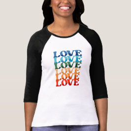 Camiseta Amor Gradiente | Mês do Orgulho Arco-Íris LGBT