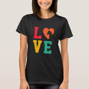 Camiseta Amor Gráfico Amante de Cavalos Equitação Cavaleiro