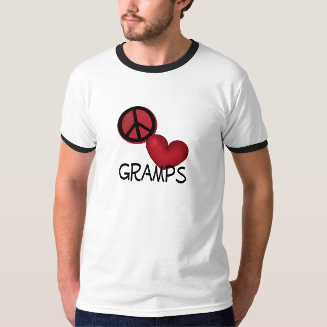 Camiseta Amor Gramps da paz (Frente)