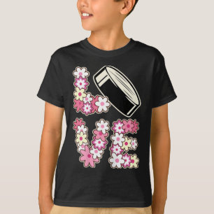 Camiseta Amor Hockey Groovy Hippie Anos 60 70 Adolescente G