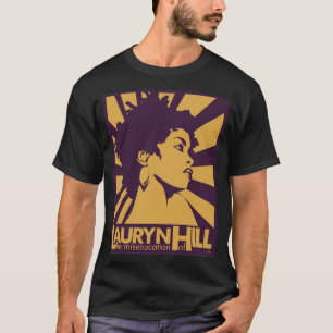 Camiseta Amor, Homem Engraçado Americano Lauryn Ator Hil Cu