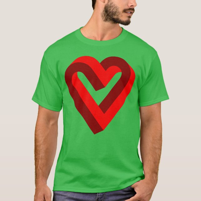 Camiseta Amor Impossível engraçado (Frente)