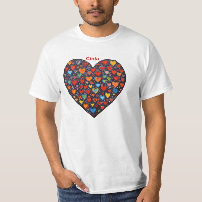Camiseta Amor - Indonésio (Frente)