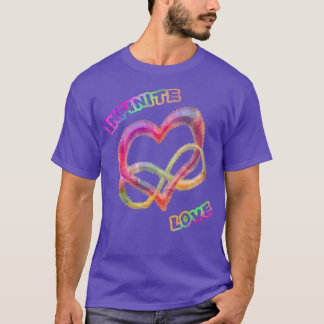Camiseta Amor Infinito 2 Cores de arco-íris de amor infinit