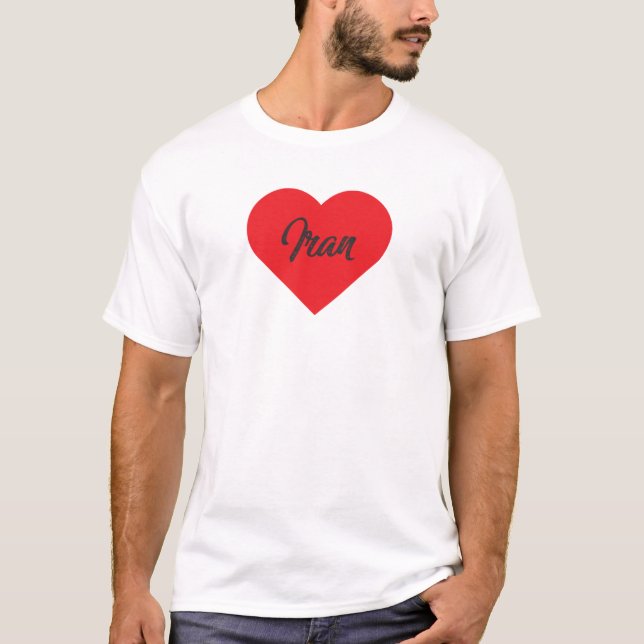 Camiseta Amor Irã (Frente)