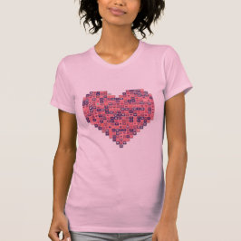 Camiseta Amor ixelado
