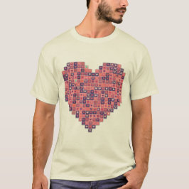 Camiseta Amor ixelado