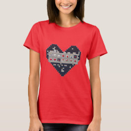 Camiseta Amor ixelado