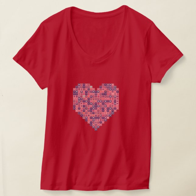 Camiseta Amor ixelado (Postura )