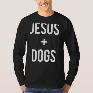Camiseta Amor Jesus E Cães Pet Lover Faith Funny Christia