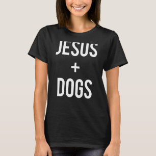 Camiseta Amor Jesus E Cães Pet Lover Faith Funny Christia