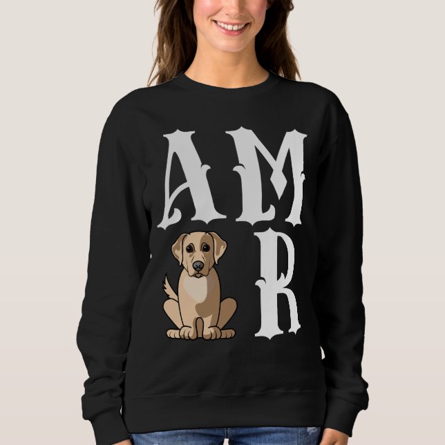Camiseta Amor Labrador Retriever Dog Mãe (Frente)