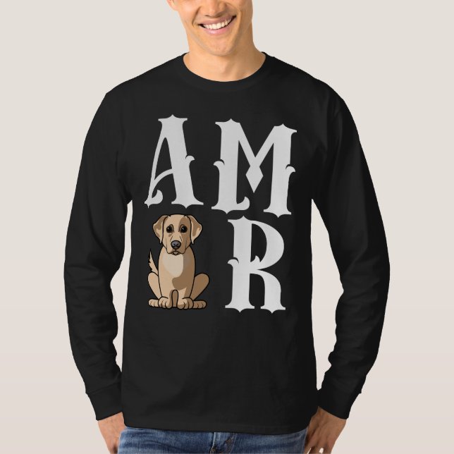 Camiseta Amor Labrador Retriever Dog Mãe (Frente)