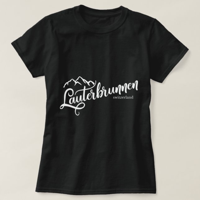 Camiseta Amor Lauterbrunnen Long Sleeve Shirt Suiça A (Frente do Design)