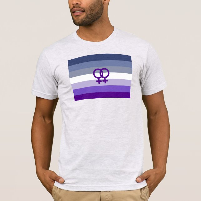 Camiseta Amor Lésbico Butch Orgulho WLW (Frente)