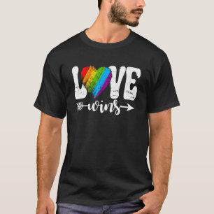 Camiseta Amor LGBTQ ganha Orgulho gay Mês de Bandeira LGBT 