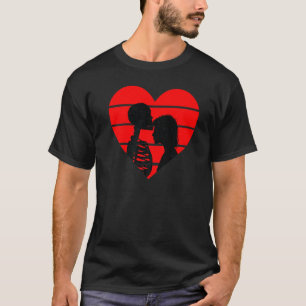 Camiseta Amor Louco Machuca Dor Cardíaca Quebrada Esqueleto