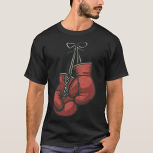 Camiseta Amor Luvas Boxando Retro Vintage Red Boxer Gift Mm