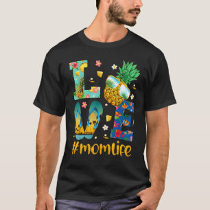 Camiseta Amor Mãe A Vida Chinelos Óculos Solares Sumo de Ab