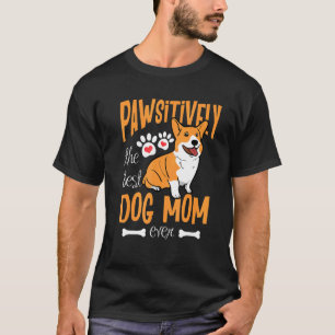 Camiseta Amor Mãe Cachorro Pata Corgi Galês