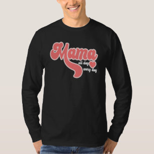Camiseta Amor Mãe Mãe Vida Engraçada Mãe Dia da Mãe