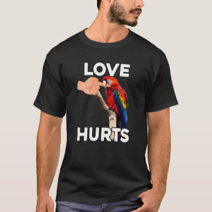 Camiseta Amor Magoa Papagaio Mordendo Dedo