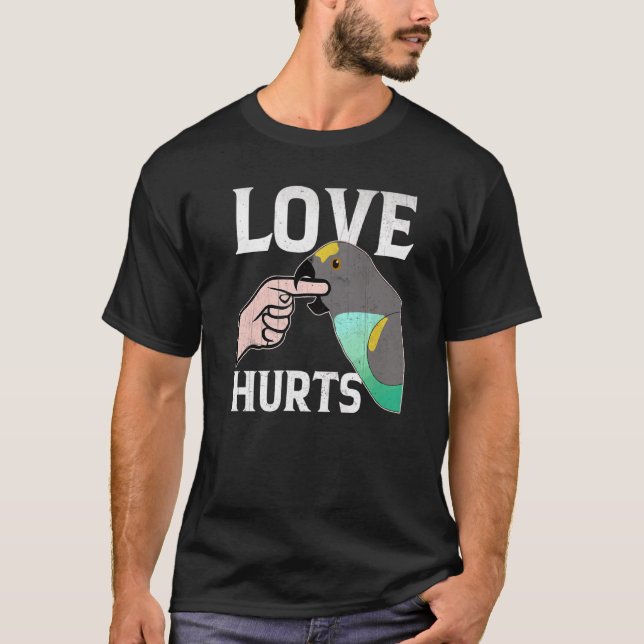 Camiseta Amor Magoa Parrot Pet Proprietário do Compro (Frente)